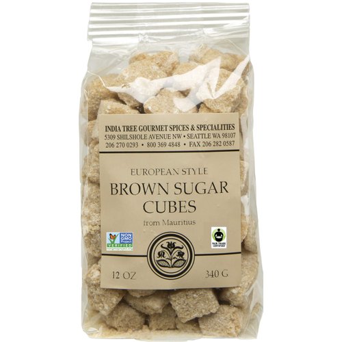 Pure Brown Sugar Cubes | All-Natural Gourmet Sweetener for Coffee, Tea, and Baking | 12 Oz Bag (Pack of 3)