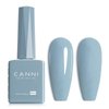 CANNI Light Blue Gel Nail Polish, 1Pcs Pastel Blue Gel Polish Baby Blue Color Nail Polish Gel High Gloss Soak Off U V Gel Nail French Nail Manicure Salon DIY