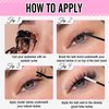 Lash Clusters Wispy Eyelash Clusters Natural C Curl DIY Lash Extension zanlufly 180Pcs Thin Band Individual Lashes Eyelash Extensions (8-16MM)