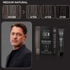 American Crew Men's Temporary Hair Color, Temporary Hair Dye, Natural Gray Coverage, Mednatural, 1.35 Fl Oz