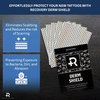 Recovery Derm Shield Tattoo Aftercare Bandage - Transparent, Waterproof Adhesive Bandages - 5.9 x 7.9 Inches, 10 Pack