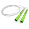 EliteSRS Flex Freestyle Jump Rope - Indoor/outdoor Adjustable High Speed Jump Rope - Unbreakable Handles - 4mm PVC code for Skipping Rope - 10' L, Green