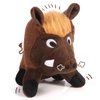 JKW Pet Toys, Stuffed Boar Dog Toys， Squekay Plush Toys