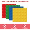 40pcs Building Block Napkins Building Blocks Birthday Party Supplies Building Blocks Themed Paper Napkins for Baby Shower Party Decor