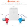 UPGRADE W11101906 W11210463 Washer Water Inlet Valve by Beaquicy - Replaces W11038696 W10701461 W10869803 W10883458 AP6329219 - Fit for Whirlpool Amana Crosley Inglis Roper Maytag Washing machine