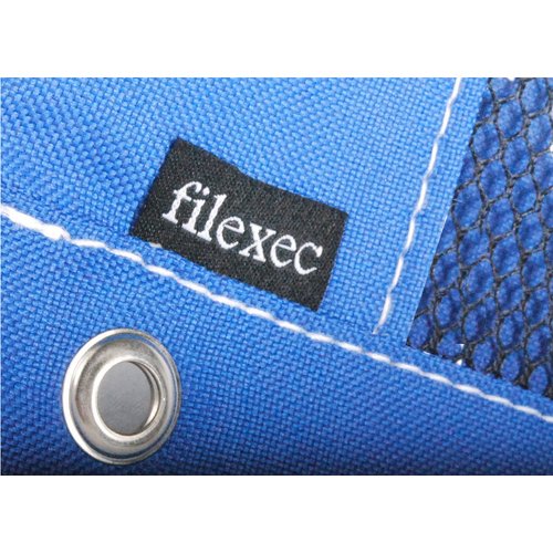 Filexec Products Soft Touch Pencil Pouch (18271),Blue