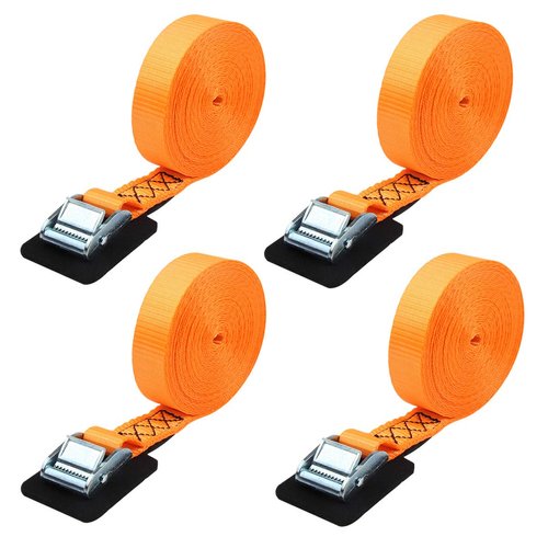 JCHL Sturdy 20-foot-by-1-inch Tie Down Strap Lashing Strap Cargo Tie-Down Strap Padded Cam Lock Buckle 1000lbs Capacity (4-Pack)
