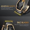 DSP Pro Barber Hair Clippers Set: Cordless Magnetic 9000 RPM, Constant Speed Control for Smooth Cutting. Ceramic Blades, 2500mAh Battery, Low Noise & Heat - Ideal for Men's Grooming & Fades (Gold)