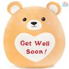 CozyWorld Get Well Soon Bear Stuffed Plush Plushies Squishy Teddy Bear Stuffed Animals, Cute Soft Pet Pillow Gifts for Girls Boys Feel Better for Recovering Patient 12”