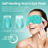 BeHoomi 20 Packs Steam Eye Mask, Heated Eye Mask Disposable Warm Compress for Eyes, Self Heating Moist Heated Eye Masks,Sleep Mask for Home Office Travel, Stocking Stuffers -Unscented