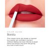 PDL Cosmetics Bold Aspirations Liquid Lipstick (Bonita) | Highly Pigmented Smooth Matte Finish | Brick Red Tone | Long Lasting, Non-Transfer, Hydrating Formula | Vegan | Cruelty-Free | .14 fl oz