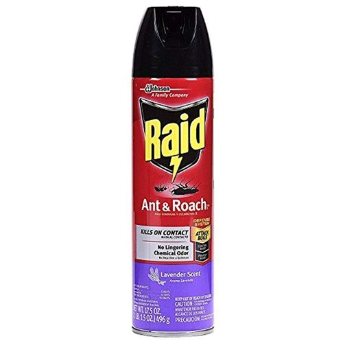 Raid Ant & Roach Killer Lavender 17.5 Ounce (Pack of 4)