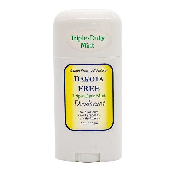 Dakota Free Triple Duty Mint Stick Deodorant 2 oz