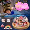 LEFJUBAW Make Your Own Night Light with Music, Unicorn DIY Kits for Girls Night Light USB Upgrade Edition Unicorn Toys, Arts and Crafts Lamp Project for Girls, Gifts for 4 5 6 7 8 9 10 Year Old Girl