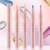 GEUUFEA Liquid Glitter Eyeshadow Pen with Brush, Sparkling & Shimmer Eye Shadow, Eyeshadow & Eyeliner & Lipstick Pencil for Quick Finish Eye Makeup