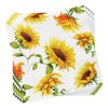 Sunflower Paper Napkins SUMMER MADNESS 40pcs 6.5x6.5 Paper LUNCH Napkins, Sunflower Napkins, Fall Napkins, Thanksgiving Paper Napkins, Decorative Napkins for Decoupage, Thanksgiving Lunch Napkins