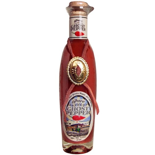 Pure Ghost Pepper Hot Sauce Mash Puree 3.75oz - Try if you dare! – Perfect Gourmet Gift for the Hot Sauce Fan - Great for Making Hot Sauce