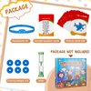 Sumind Headband Game Fun Guessing Game Quick Question Game Set Includes Headbands, Picture Cards, Scoring Coins, Sand Clock (Cute Style)