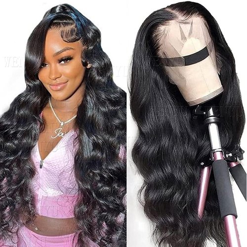 wenyu Lace Front Wigs Human Hair Body Wave 13x4 Lace Frontal Human Hair Wigs for Black Women Human Hair Pre Plucked with Baby Hair Brazilian Body Wave Lace Front Wigs Human Hair 22 Inch