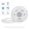 J.LUMI YCA1050 PIR Motion Sensor Light Switch, AC 85-265V 2000W, Ceiling Mount Motion Sensor Ceiling Motion Sensor Switch, PIR Sensor, Slim Profile, White