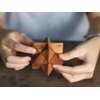 Shooting Star Puzzle: 3D Brain Teaser Wooden Puzzle for Adults Classic Handheld Interlocking STEM Skill Builder Interlocking Game Educational Problem-Solving Game