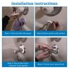 1 Pack Metal Tub Spout Cover Ring, Chrome Bathroom Faucet Remodeling Wall Plate with 1 Pcs Foam Gasket, 1-1/2 Inch ID and 3-5/8 Inch OD