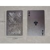 IvyMei 2 Pack Dragon Playing Cards Waterproof Silver Foil Playing Cards Plastic PVC Poker Cards High Flexible(Silver)