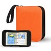 Linkinbot 2-Pocket Trading Card Binder for TCG cards, Hold 80 Cards with 40 removable sleeves, One Card Size Collectible Trading Card Albums (ORANGE)