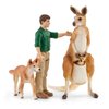Schleich Wild Life 9-Piece Australian Animal Toy Playset for Boys and Girls Ages 3+, Outback Adventure with Kangaroo Toys