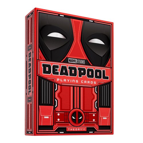 theory11 Deadpool Playing Cards, Premium Playing Cards, Poker Size Standard Index, Luxury Playing Cards