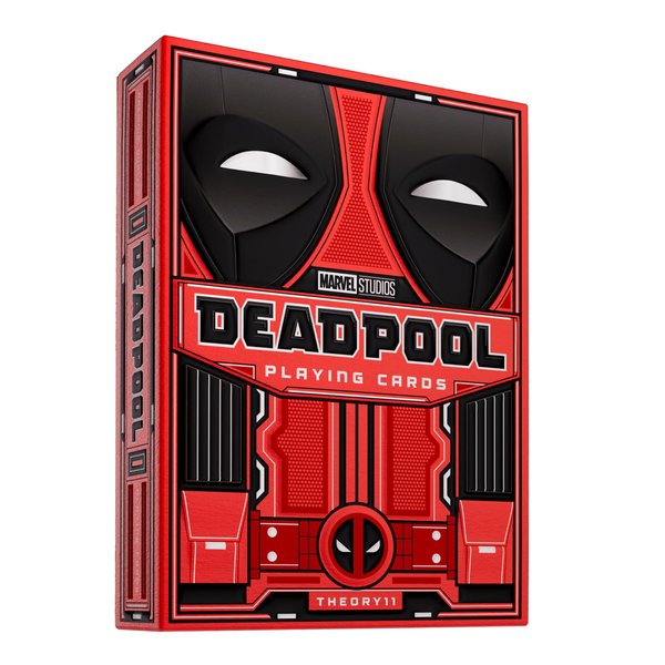 theory11 Deadpool Playing Cards, Premium Playing Cards, Poker Size Standard Index, Luxury Playing Cards