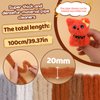 Zlulary 39 Inch Jumbo Fur Pipe Cleaners Craft, 12 Pcs Thick Pipe Cleaners, Chunky Pipe Cleaners Chenille Stems Pipe Cleaners Craft Supplies for Beginners DIY Arts Craft Decorations (Brown)