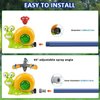 TANSAR Sprinkler for Kids Outdoor Toy Play, Water Sprinkler Baseball Toy, T Ball Set for Toddlers 2-4, 2 in 1 Snail TBall Set, Summer Fun Water Toys for Kids Outside, Birthday for Boys Girly Ages 4+
