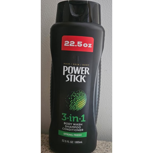 Hair skin Body power stick 3-in-1 Body wash shampoo conditioner Spring Fresh