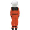 Spooktacular Creations Astronaut Costume with Helmet, Space Suit for Kids and Toddler with Movable Visor Helmet, Kids Astronaut Costume for Halloween Costumes Party Favor Supplies Orange S