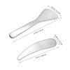 OHPHCALL 2pcs makeup spatula facial skin care products metal spatula beauty spatula skincare spoon beauty scoop facial spatula product spatula cream spoon Stainless steel make up