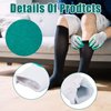 Sureio 3 Pairs Donning Gloves for Compression Stockings Gloves Compression Socks Gloves for Donning Gripping Compression Wear