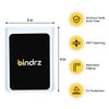 bindrz 50 Top Loaders Card Protector - 3” x 4” 35PT Rigid Toploaders - Archival Safe Hard Plastic Holder for CCG TCG MTG and Sports Cards (50)