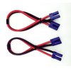 LINSYRC 2-Pack EC5 Male Connector to EC5 Female Connector Cable Extension Wire RC Adapter 30CM 10AWG for RC Airplane Battery Charger