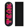 Teak Tuning Premium Fingerboard Graphic Deck, Donut Teak Logo - 32mm x 97mm - Heat Transfer Graphics, Pro Shape & Size - Pre-Drilled Holes - Includes Prolific Foam Tape