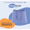 Wearever Incontinence Underwear for Men - Reusable & Washable Men's Bladder Control 2-in-1 Boxer with Regular Absorbency - Leak Proof Underwear (Single Pair) (Oxford) (XL) (Waist 42-44)