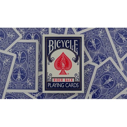 2 Decks Bicycle Rider Back 808 Standard Poker Playing Cards Red & Blue