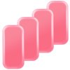 cobee Silicone False Eyelash Holder Pads for Eyelash Extensions Loose Lash, 4 Pcs Reusable Sticky Washable Gasket Pallet for Women and Lash Extension Supplies Tools(Pink)