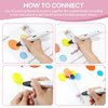 3D Pen Printing Template, 20 Sheets 3D Printer Drawing Graffiti, 3D Painting Paper Stencils with a PVC Transparent Board, for Kids Christmas Birthday DIY Gifts, Vomika