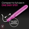 U by Kotex Click Compact Tampons, Super Absorbency, Unscented, 45 Count