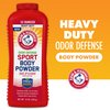 Arm & Hammer Sport Body Powder, Powder for Men and Women, Fresh Feeling, Talc Free, Aluminum Free Odor Defense with Baking Soda