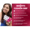 Cushion Grip Thermoplastic Denture Adhesive, 1 oz - Refits and Tightens Loose Upper and Lower Dentures and Partials | Non-Glue Adhesive, Acts Like a Soft Reliner
