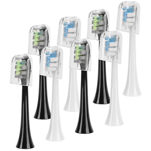 Linkidea Replacement Electric Toothbrush Head, 8 Pack Tufting Soft Brush Head, Power Tooth Brush Head Compatible with Philips Sonicare ProtectiveClean 5100/6100, 4100 Power Toothbrush