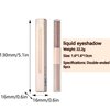 MiaSarah Liquid Eyeshadow Pencil, Earth Yellow Brown, 6-Color, Waterproof, Dual-End, Portable, Cruelty-Free