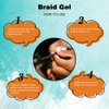 wodemate Braiding Gel | Neat Braid Gel & Shining Hair Jam & Edge Control |Extreme Hold, No Flaking & Long Lasting | Loc Gel for Retwist, Box Braids & Cornrows | 16 oz